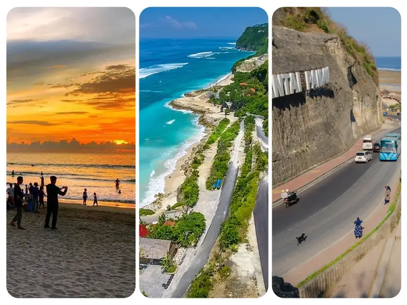 pantai kuta_pantai pandawa_pantai melasti